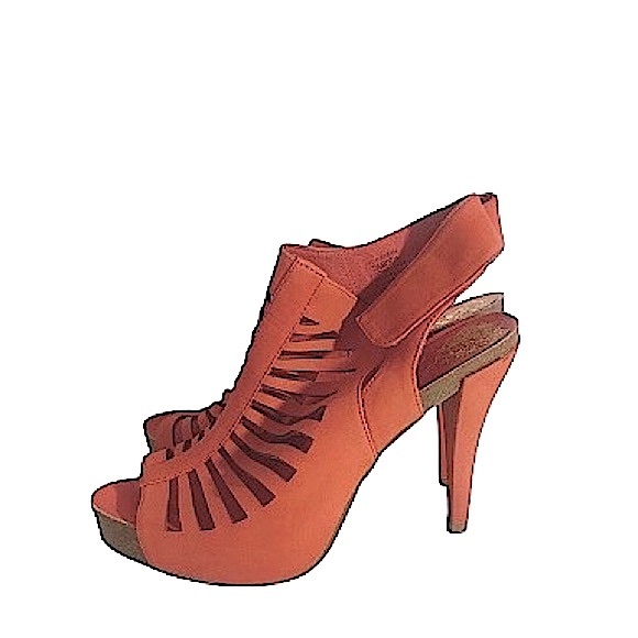 New Vince Camuto Poseidon Platform Sandal Coral Size 7.5 - Picture 9 of 9